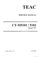 Teac CT-M5101-Service-Manual 